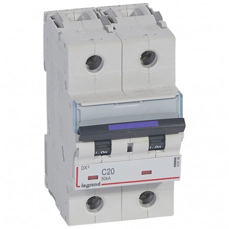 410149 LEGRAND MAGNETE DX3 50kA C 2P 20A