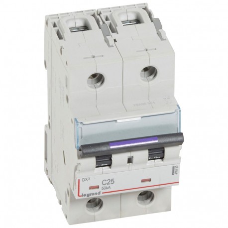 410150 LEGRAND MAGNET DX3 50kA C 2P 25A