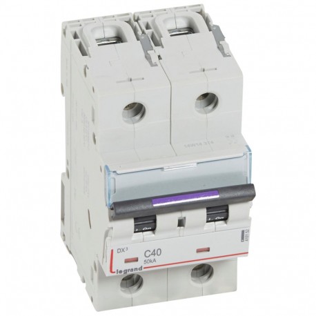 410152 LEGRAND MAGNET DX3 50kA C 2P 40A
