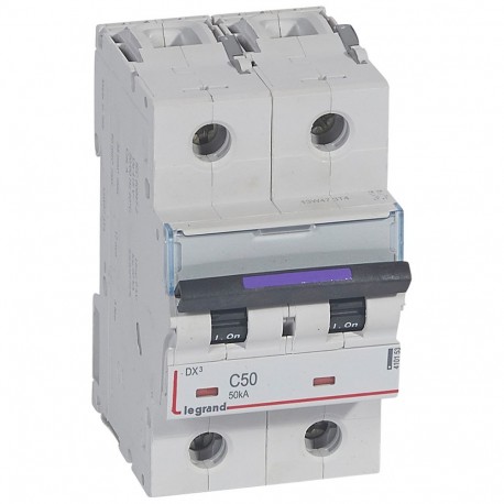 410153 LEGRAND AIMANT à 50 ka DX3 C 2P 50A