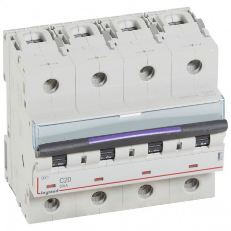 410175 LEGRAND MAGNETE DX3 50kA C 4P 20A