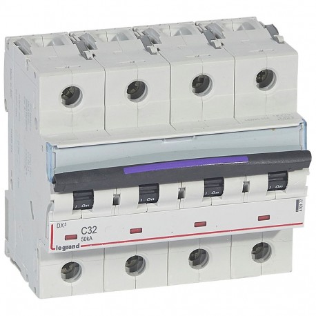 410177 LEGRAND MAGNET DX3 50kA C 4P 32A
