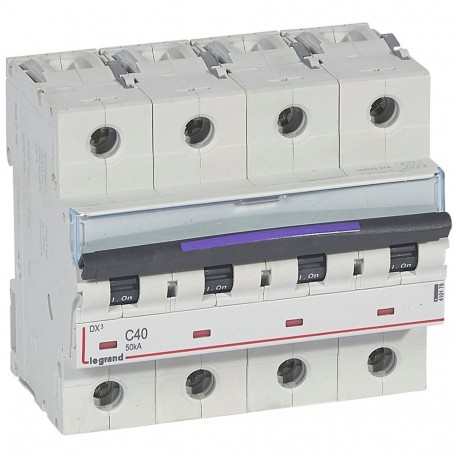 410178 LEGRAND AIMANT à 50 ka DX3 C 4P 40A