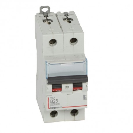 407511 LEGRAND AIMANT DX3 6/10KA B, 2P, 25A