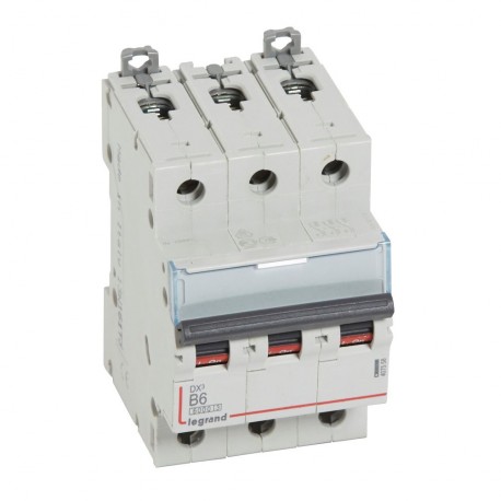 407558 LEGRAND MAGNET-DX3 6/10KA B 3P 6A
