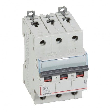 407561 LEGRAND MAGNET-DX3 6/10KA B-16A 3P