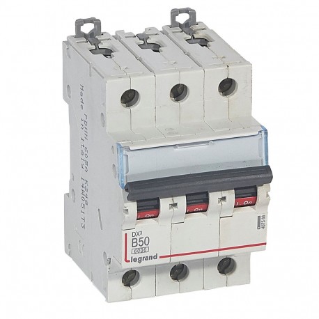 407566 LEGRAND AIMANT DX3 6/10KA B, 3P 50A