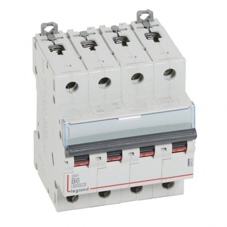 407621 LEGRAND AIMANT DX3 6/10KA B 4P 6A