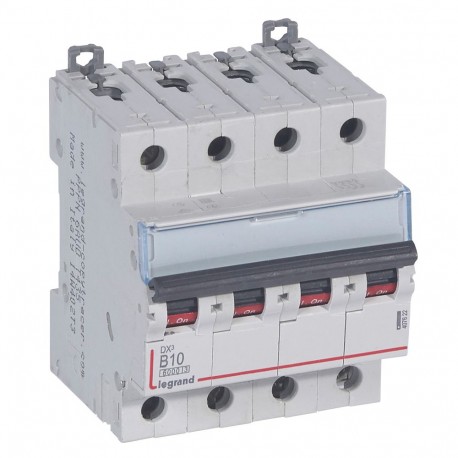 407622 LEGRAND MAGNET-DX3 6/10KA B 4P 10A
