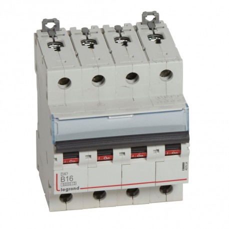 407624 LEGRAND AIMANT DX3 6/10KA B 4P 16A