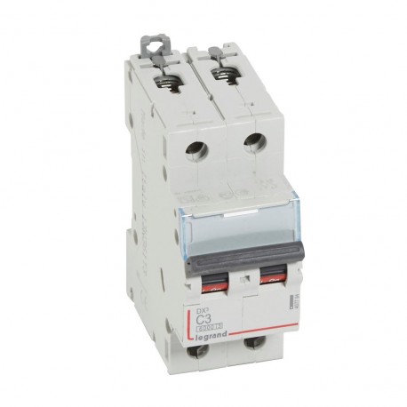 407794 LEGRAND MAGNET DX3 6/10 KA C 2P 3A