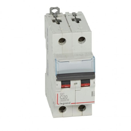 407801 LEGRAND MAGNET DX3 6/10 KA C 2P 20A