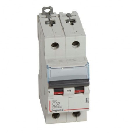 407803 LEGRAND MAGNET DX3 6/10 KA C 2P 32A