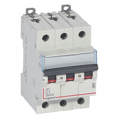 407851 LEGRAND AIMANT DX3 6/10 KA C 3P 1A
