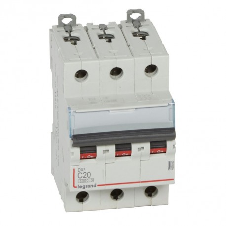 407860 LEGRAND MAGNETE DX3 6/10 KA C 3P 20A