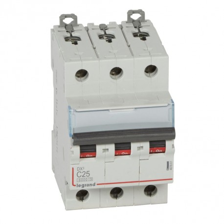 407861 LEGRAND MAGNETE DX3 6/10 KA C 3P 25A