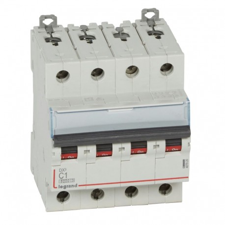 407920 LEGRAND AIMANT DX3 6/10 KA C 4P 1A