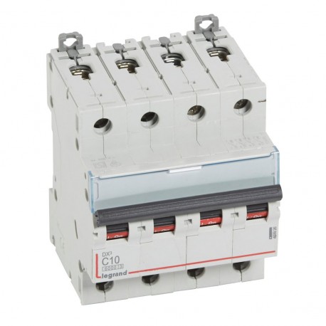 407926 LEGRAND MAGNET DX3 6/10 KA C 4P 10A