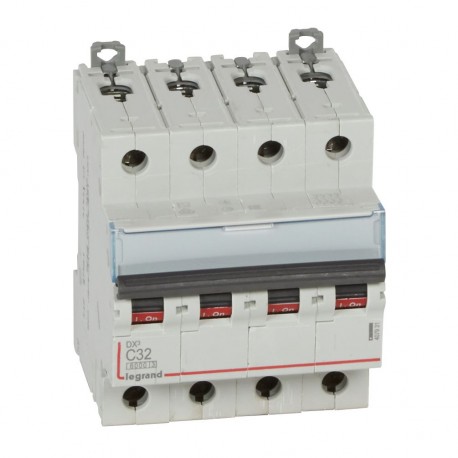 407931 LEGRAND AIMANT DX3 6/10 KA C 4P 32A