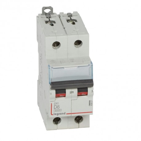 408027 LEGRAND MAGNETE DX3 6/10 KA D 2P 6A