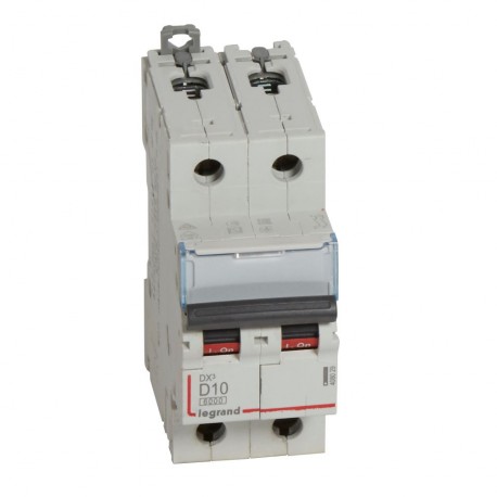 408029 LEGRAND AIMANT DX3 6/10 KA D 2P 10A