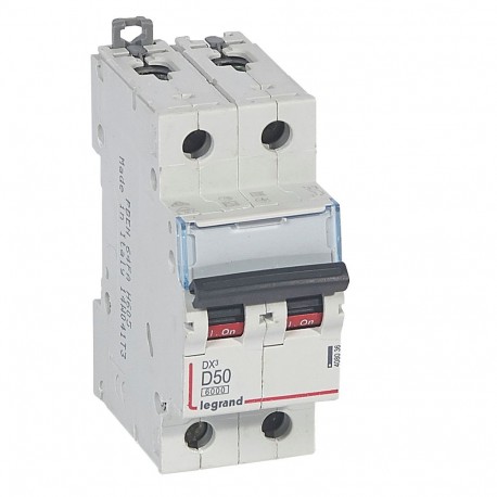 408036 LEGRAND MAGNETE DX3 6/10 KA D 2P 50A