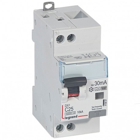 410857 LEGRAND AIMANT DIFFÈRENT DX3 P+N 30mA C25