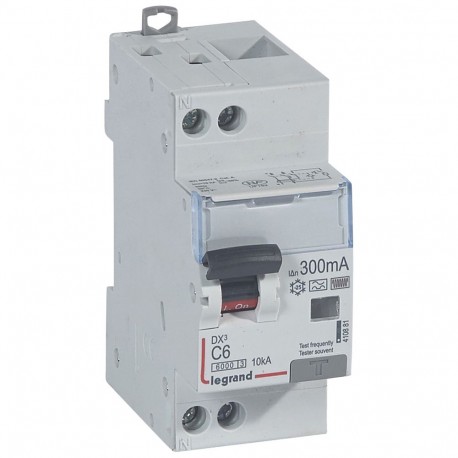410881 LEGRAND DX3 НА 1П+Н C 6 6/10К ИГП 300МА