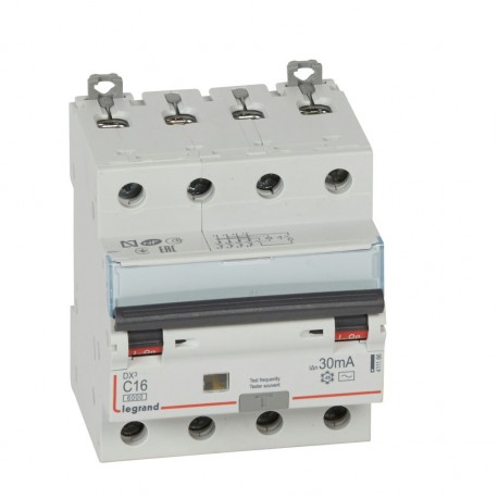 411186 LEGRAND MAGNET DIFER DX3 4P 30mA C16
