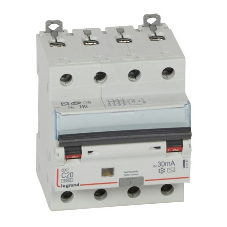 411187 LEGRAND MAGNET CO DX3 4P 30mA C20