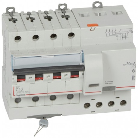411190 LEGRAND AIMANT DIFFÈRENT DX3 4P 30mA C40