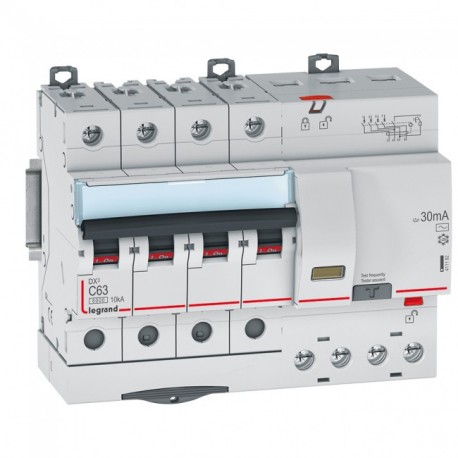 411192 LEGRAND AIMANT DIFFÈRENT DX3 4P 30mA C63