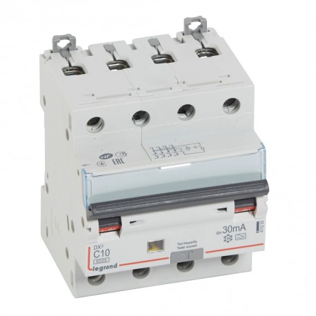 411233 LEGRAND MAGNET UNTERSCHEIDEN DX3 4P 30mA C10