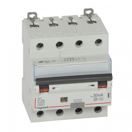 411236 LEGRAND MAGNET DIFER DX3 4P 30mA C25
