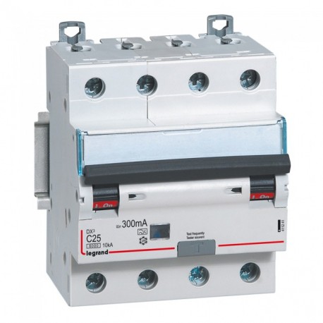 411241 LEGRAND AIMANT DIFFÈRENT DX3 4P 300mA C25