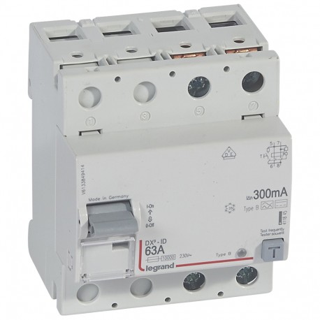 411845 LEGRAND DIFERENCIAL DX3 2/63/300 B