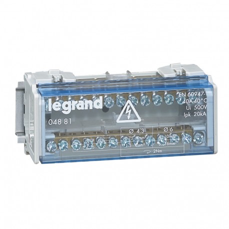 004881 LEGRAND HÄNDLER PIEPTON. 40A 6 MOD.
