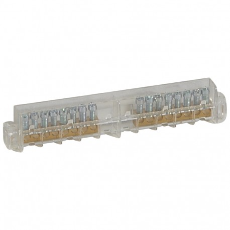 601290 LEGRAND TERMINAL BLOCK EARTH 2X8 HOLLOW.