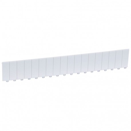 001665 LEGRAND OBTURATEUR GRIS 18MOD SÉPARABLES