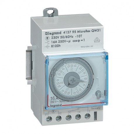 412795 LEGRAND INT.HOR.ANALOGICO/CR/S/1X16/3MOD