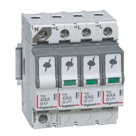 412245 LEGRAND LIMIT SOBRET T2 40KA 3P+N