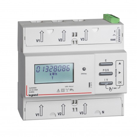 412075 LEGRAND EMDX3 COMPTEUR TRIF MI 125
