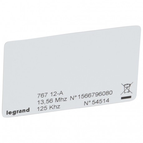 076712 LEGRAND ЧСВ-КАРТЫ MIFARE 4К+CHIP125KHZ