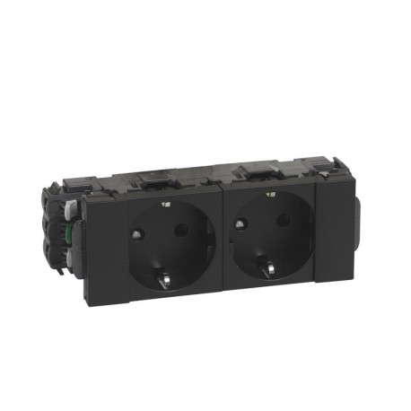 077232 LEGRAND МО-БАЗА 2X2P+Т НГ АПНУ DLP С КР