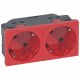 077272 LEGRAND MO-BASE 2X2P+T RO AUTO
