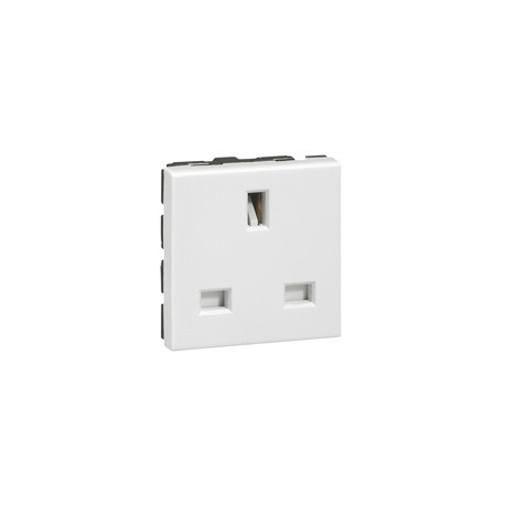 077505 LEGRAND MO-BASE 2P+T UK 13A 2M BL