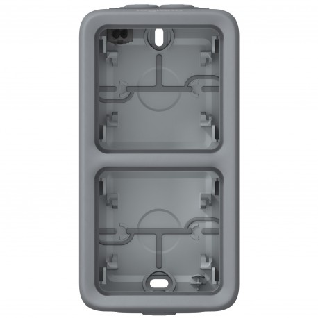 069661 LEGRAND PL-COMP SUP CASELLA DI 2ELE VEDERE GRIGIO