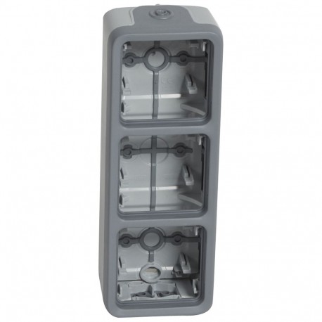 069679 LEGRAND PL-COMP SUP BOX 3ELE SEE GRAY