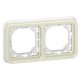 069694 LEGRAND PL-COMP EMP RAHMEN 2ELE HOR BL