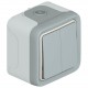 069725 LEGRAND PL-MBL SUP PULS DOPPIO 10A GRIGIO